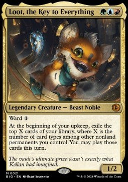Loot, the Key to Everything (V.1) BIG-21 Mythic Near Mint Englisch Foil