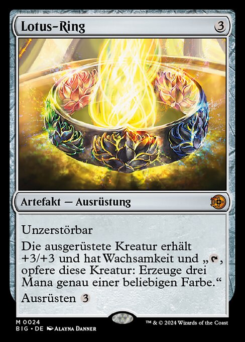 Lotus Ring (V.1) BIG-24 Mythic Excellent Deutsch