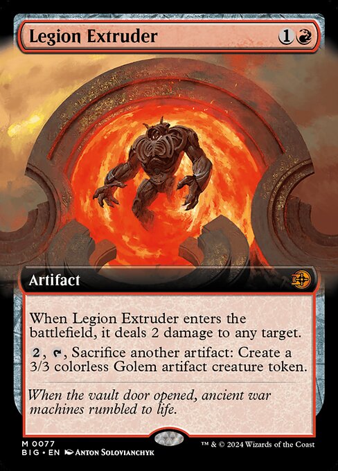 Legion Extruder (V.3) BIG-77 Mythic Near Mint Englisch