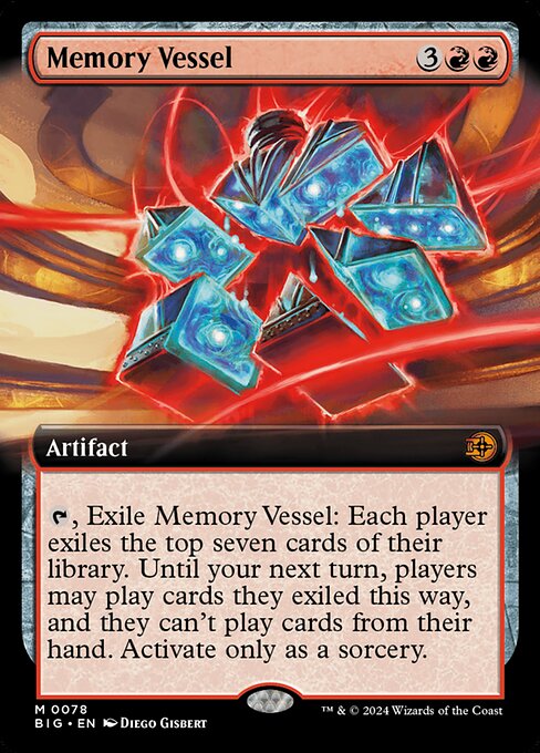 Memory Vessel (V.3) BIG-78 Mythic Near Mint Englisch Foil