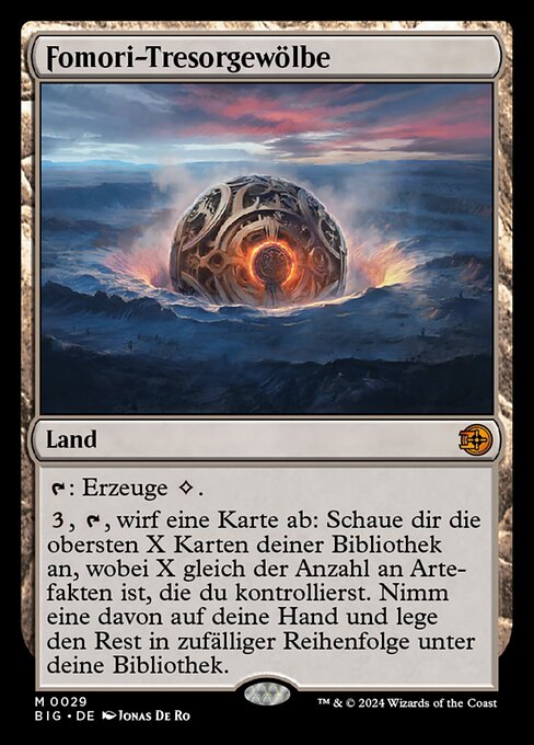Fomori-Tresorgewölbe (V.1) BIG-29 Mythic Near Mint Deutsch