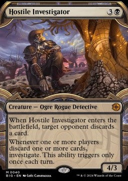 Feindseliger Ermittler (V.2) BIG-40 Mythic Near Mint Deutsch Foil