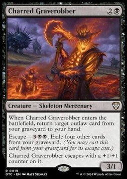 Charred Graverobber OTC-19 Rare Near Mint Englisch