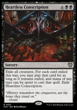 Heartless Conscription OTC-21 Rare Near Mint Englisch