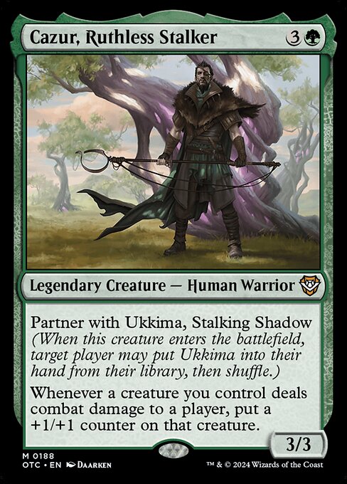 Cazur, Ruthless Stalker OTC-188 Mythic Near Mint Englisch