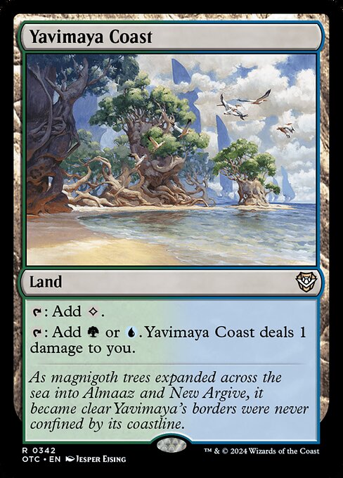 Yavimaya Coast OTC-342 Rare Near Mint Englisch