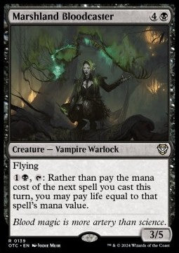 Marshland Bloodcaster OTC-139 Rare Near Mint Englisch