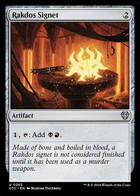 Rakdos Signet OTC-265 Uncommon Near Mint Englisch