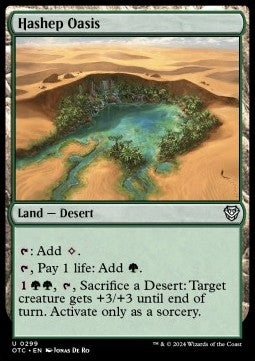 Hashep Oasis OTC-299 Uncommon Near Mint Englisch