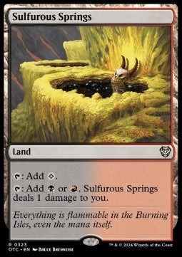 Sulfurous Springs OTC-323 Rare Near Mint Englisch