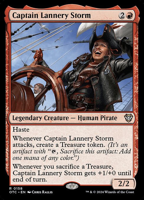 Captain Lannery Storm OTC-158 Rare Near Mint Englisch