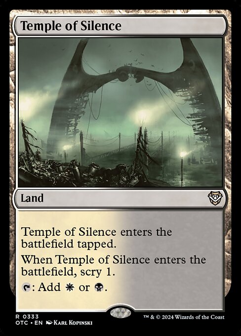Temple of Silence OTC-333 Rare Near Mint Englisch