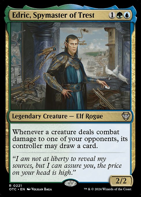 Edric, Spymaster of Trest OTC-221 Rare Near Mint Englisch
