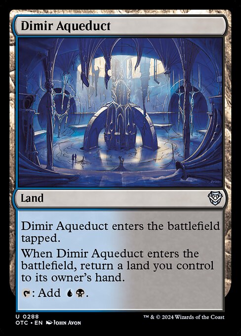 Dimir Aqueduct OTC-288 Uncommon Excellent Englisch