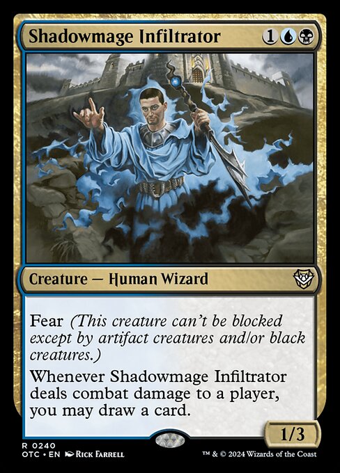 Shadowmage Infiltrator OTC-240 Rare Near Mint Englisch
