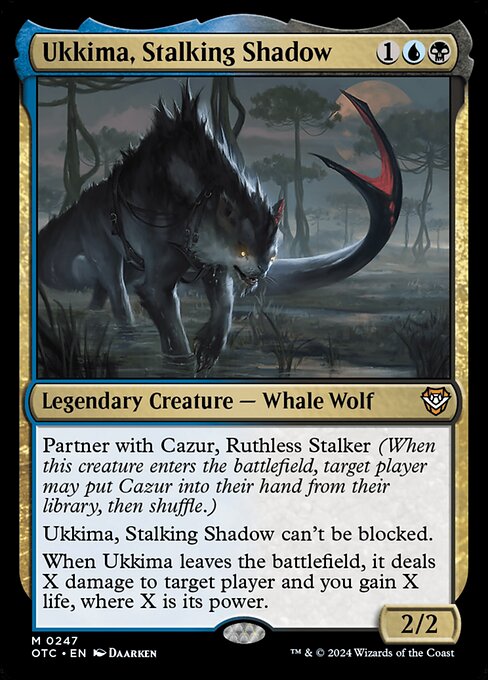 Ukkima, Stalking Shadow OTC-247 Mythic Near Mint Englisch