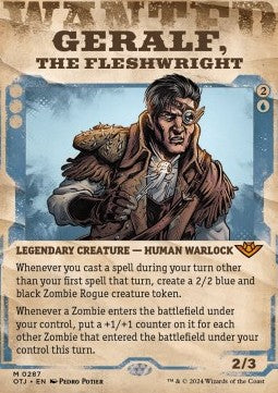 Geralf, the Fleshwright XOTJ-287 Mythic Excellent Englisch Foil