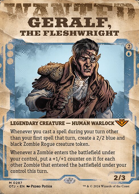 Geralf, the Fleshwright XOTJ-287 Mythic Excellent Englisch Foil