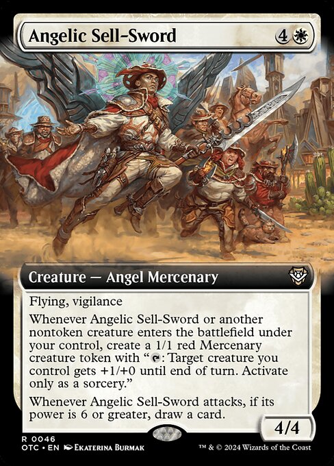 Angelic Sell-Sword XOTC-46 Rare Near Mint Englisch