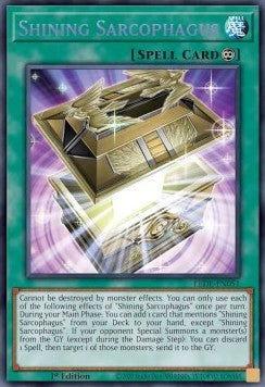 Glänzender Sarkophag (V.1) LEDE-051 Secret Rare Good Deutsch 1. Auflage