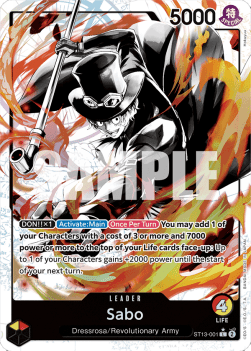 Sabo (ST13-001) (V.2) ST-13 Alternate Art Near Mint Englisch