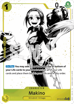 Makino (ST13-012) (V.2) ST-13 Alternate Art Excellent Englisch
