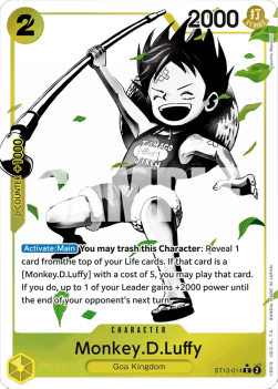 Monkey.D.Luffy (ST13-014) (V.2) ST-13 Alternate Art Excellent Englisch