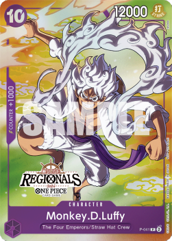 Monkey.D.Luffy (P-041) (V.2) OPPR Promo Boosterfrisch Englisch