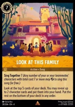 Look At This Family (V.1) 4URS-28 Rare Near Mint Deutsch