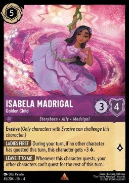 Isabela Madrigal - Perfekt, nicht ohne Grund 4URS-45 Rare Near Mint Deutsch
