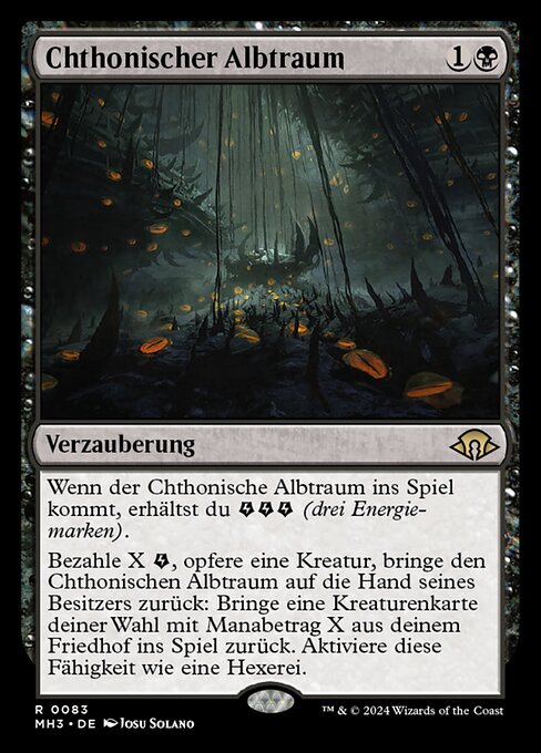 Chthonischer Albtraum MH3-83 Rare Near Mint Deutsch