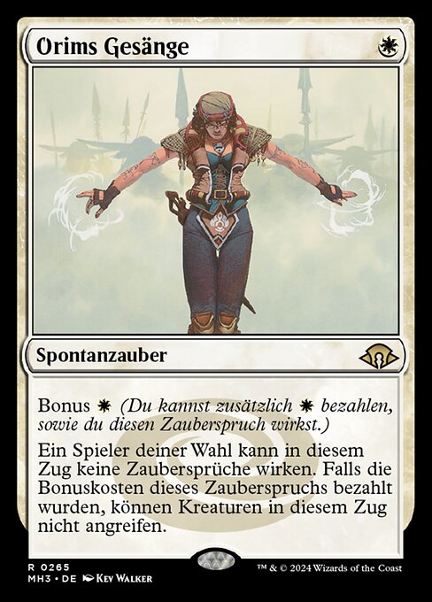 Orims Gesänge MH3-265 Rare Near Mint Deutsch