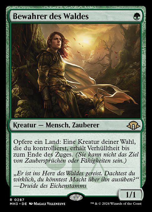 Bewahrer des Waldes MH3-287 Rare Near Mint Deutsch