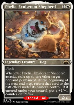 Phelia, Exuberant Shepherd XMH3-478 Rare Near Mint Englisch Foil