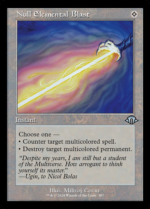 Null Elemental Blast XMH3-387 Uncommon Boosterfrisch Englisch
