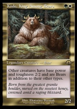 Kudo, King Among Bears XMH3-432 Rare Near Mint Englisch