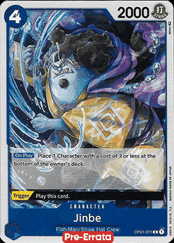 Jinbe (OP01-071) OP01E Rare Near Mint Englisch
