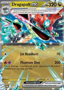 Dragapult ex TWM-130 Double Rare Near Mint Englisch