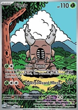Pinsir TWM-168 Illustration Rare Near Mint Deutsch