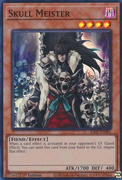 Schädelmeister (V.1) RA02-005 Super Rare Near Mint Deutsch 1. Auflage