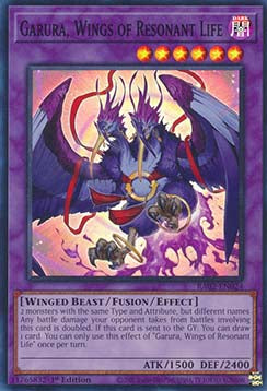 Garura, Wings of Resonant Life RA02-024 Super Rare Near Mint Englisch 1. Auflage