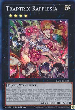 Fallenstellerin Rafflesia (V.1) RA02-034 Super Rare Good Deutsch 1. Auflage