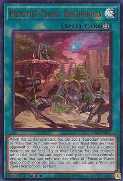 Primitiver Planet Reichphobia (V.2) RA02-067 Ultra Rare Excellent Deutsch 1. Auflage