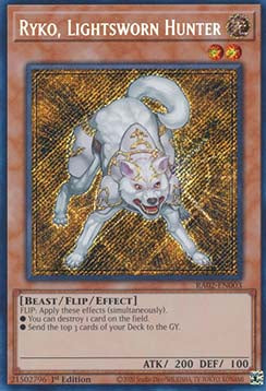 Ryko, Lichtverpflichteter Jäger (V.3) RA02-003 Secret Rare Excellent Deutsch 1. Auflage