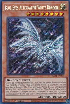 Blue-Eyes Alternative White Dragon RA02-010 Secret Rare Near Mint Englisch 1. Auflage