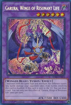 Garura, Flügel des nachklingenden Lebens (V.3) RA02-024 Secret Rare Near Mint Deutsch 1. Auflage
