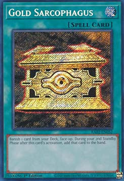Gold Sarcophagus RA02-052 Secret Rare Near Mint Englisch 1. Auflage
