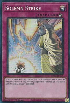 Solemn Strike (V.6) RA02-EN079 Collectors Rare Near Mint Englisch 1. Auflage