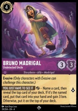 Bruno Madrigal - Undetected Uncle 4URS-39 Super Rare Near Mint Deutsch