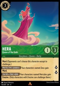 Hera - Queen of the Gods 4URS-76 Rare Near Mint Deutsch
